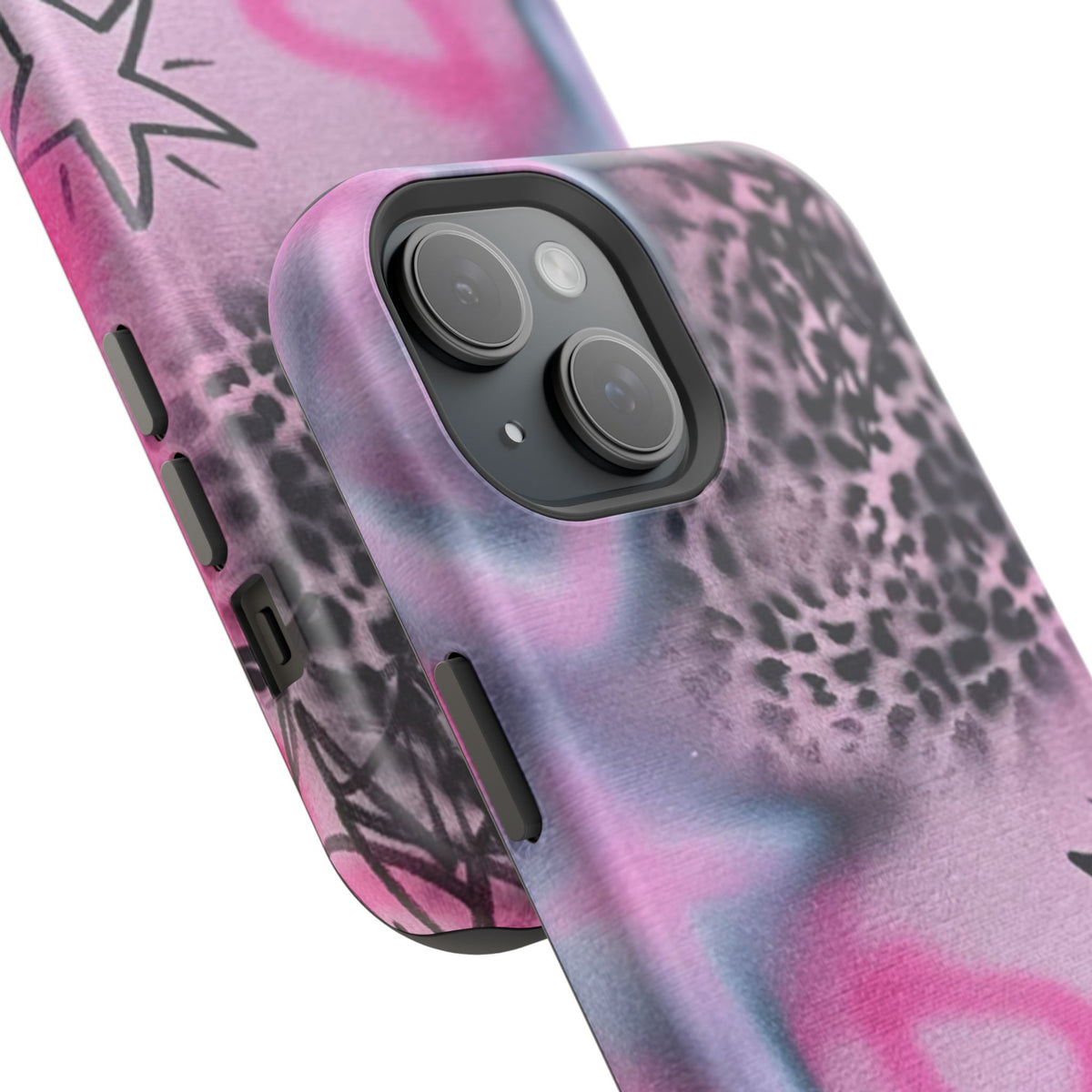 MagSafe "onyx cheetah" Airbrush iPhone Hülle