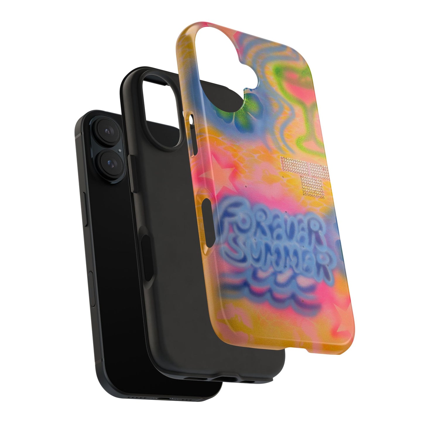 "forever summer" airbrush iPhone case