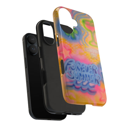 "forever summer" airbrush iPhone case