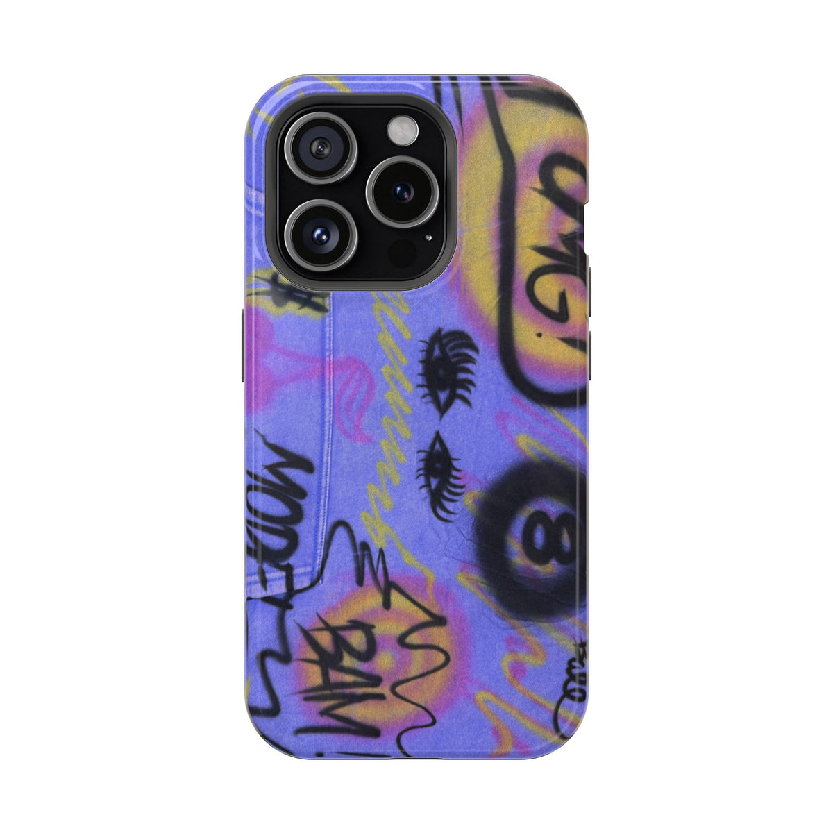 MagSafe "eye$ on lies" Airbrush iPhone Hülle