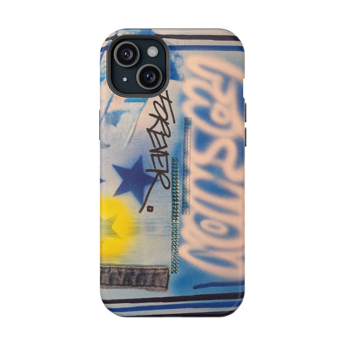 MagSafe "fashion forever" airbrush iPhone case