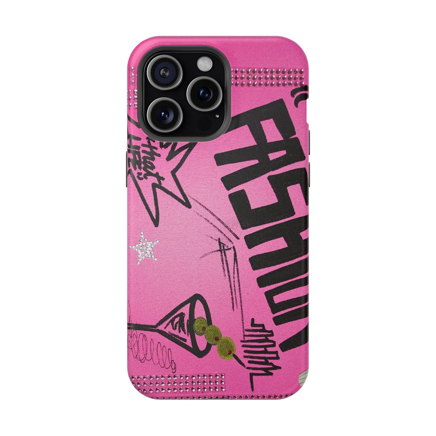 MagSafe "high fashion pt. 2" airbrush iPhone case