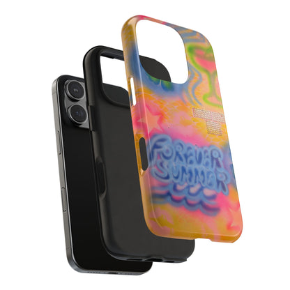 "forever summer" airbrush iPhone case