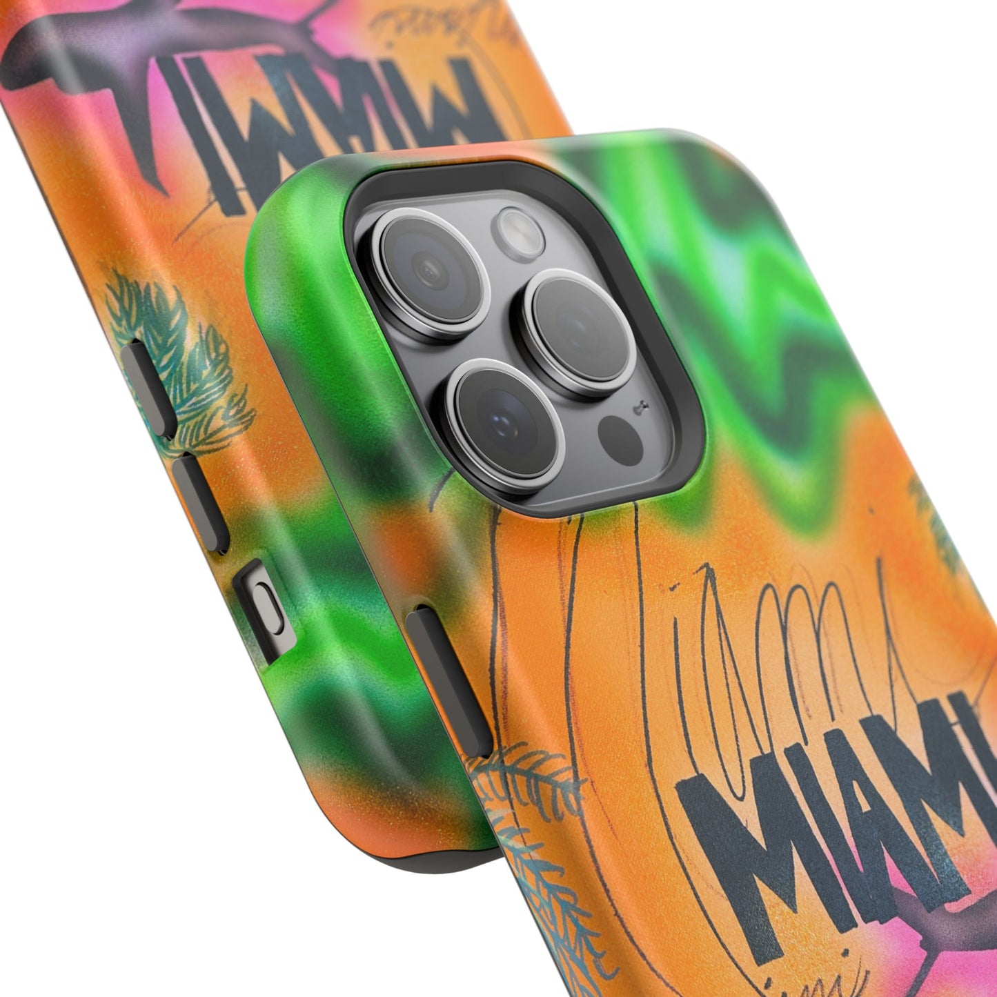 MagSafe "miami, fl" Airbrush iPhone Hülle