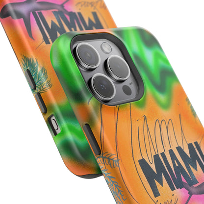 MagSafe "miami, fl" Airbrush iPhone Hülle