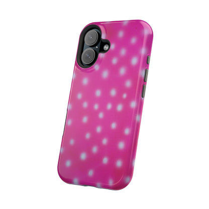 MagSafe "bubblegum polka dot" airbrush iPhone case