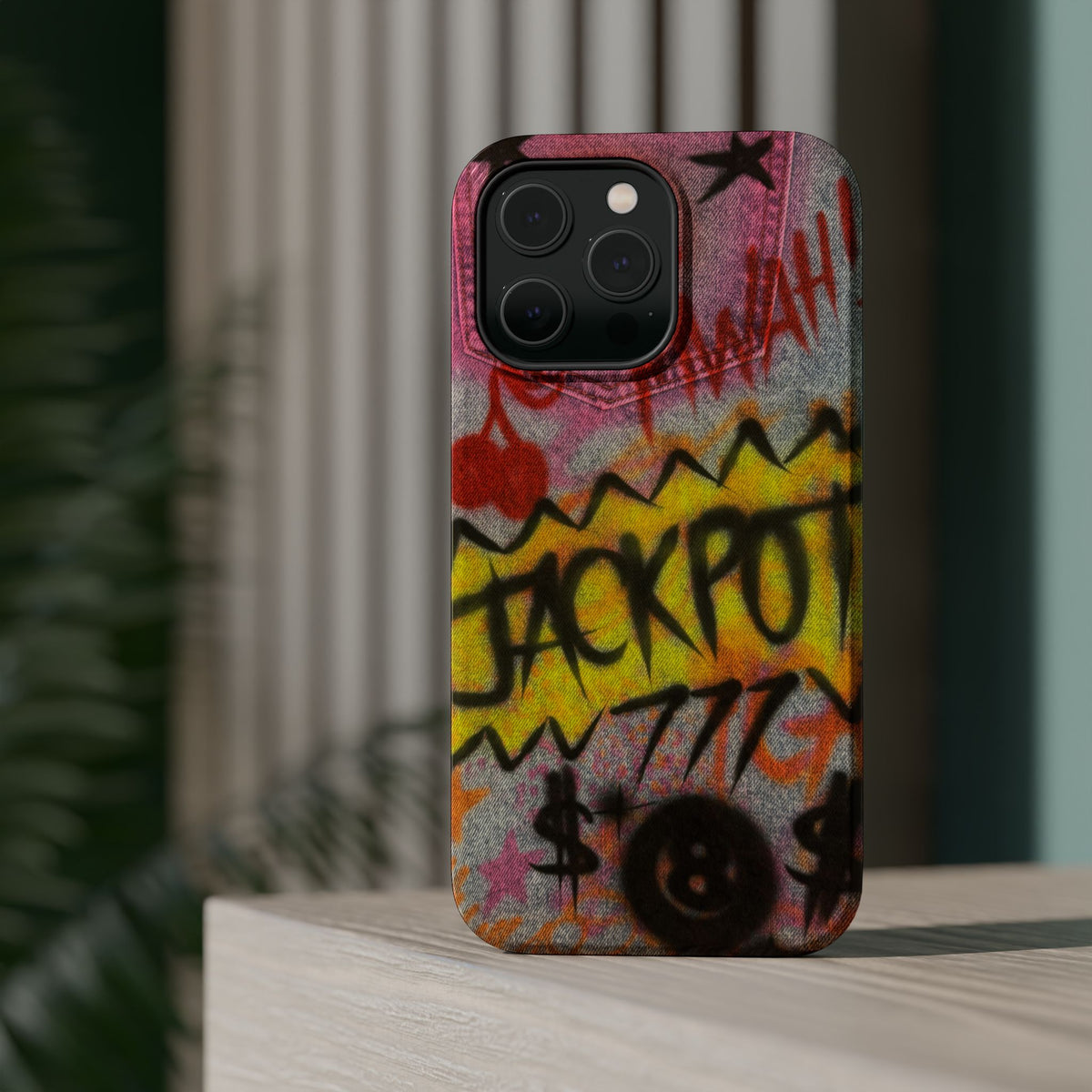 MagSafe "JACKPOT!" airbrush iPhone case