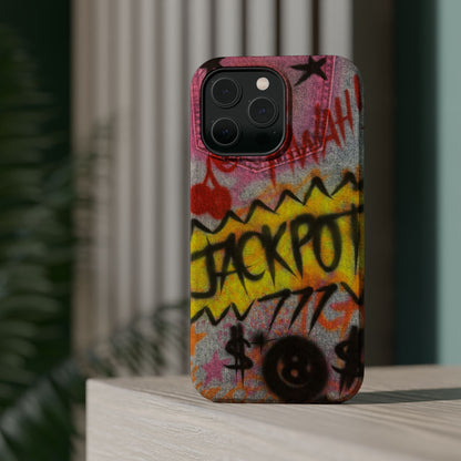 MagSafe "JACKPOT!" airbrush iPhone case