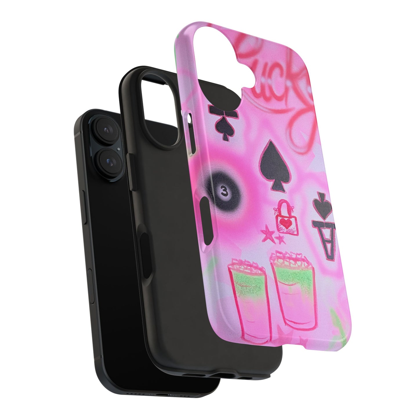 "lucky ace" airbrush iPhone case