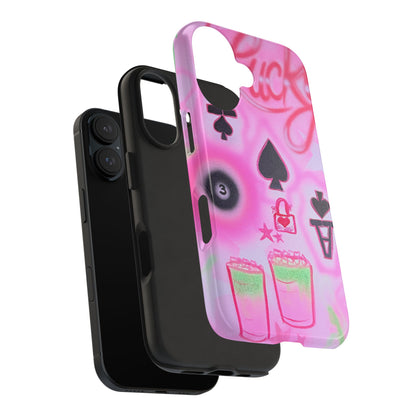 "lucky ace" airbrush iPhone case