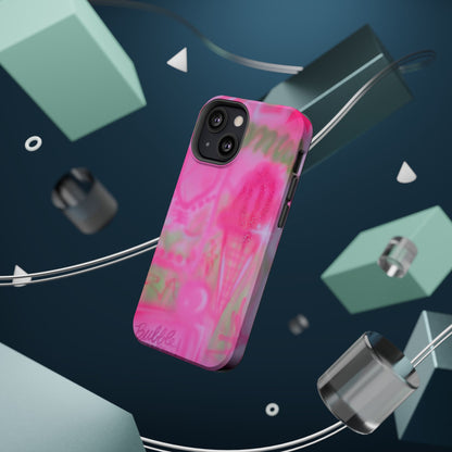 MagSafe "miami matcha" airbrush iPhone case