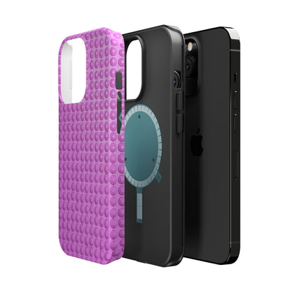 MagSafe "pink studs" airbrush iPhone case
