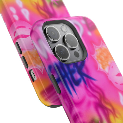 MagSafe "wanted" airbrush iPhone case