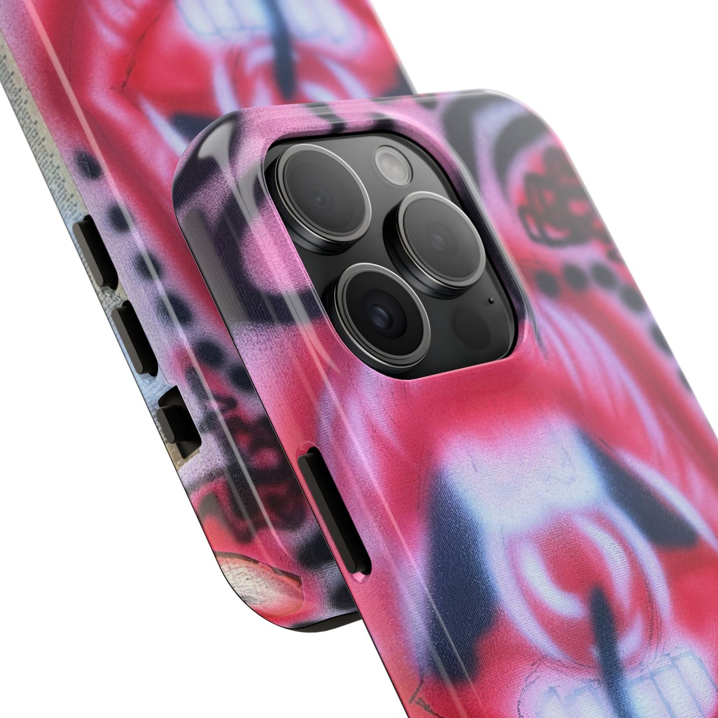 "be happy go lucky" airbrush iPhone case