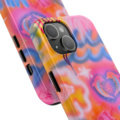 "mornings in malibu" airbrush iPhone case