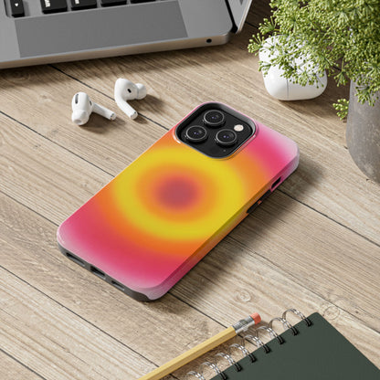 "pink lemonade aura" airbrush iPhone case