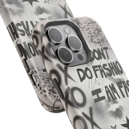 MagSafe "i am fashion" airbrush iPhone case