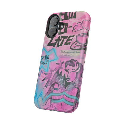 MagSafe "avant le ski" airbrush iPhone case