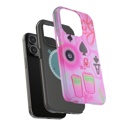 MagSafe "lucky ace" airbrush iPhone case