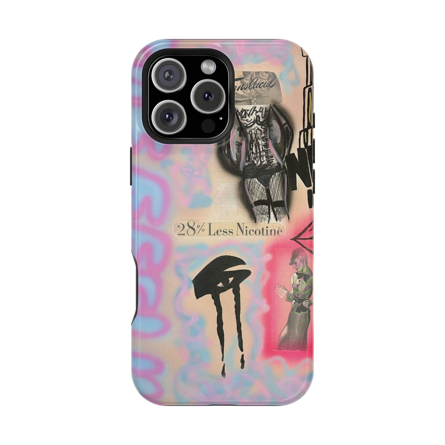 MagSafe "the feeling" airbrush iPhone case