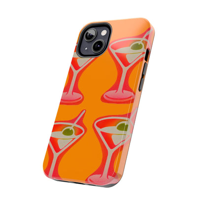 "shaken, not stirred” airbrush iPhone case