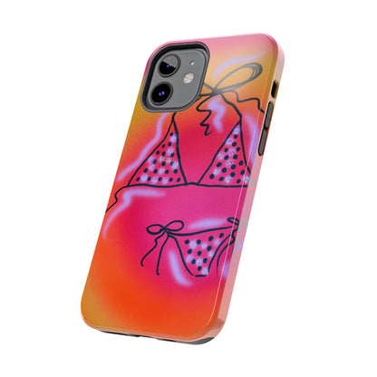 "glitter bikini" airbrush iPhone case