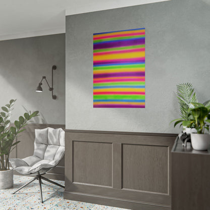 "colorful stripes" airbrush rolled print