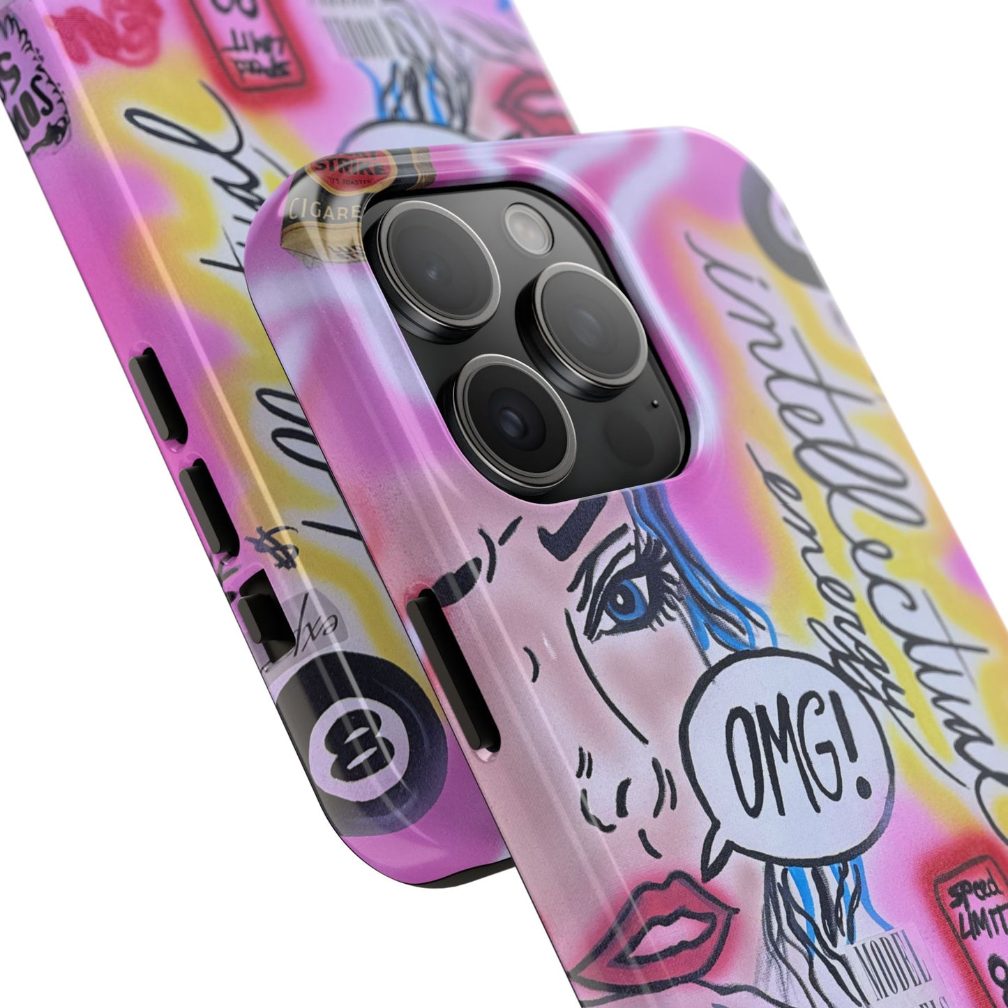 "intellectual energy" airbrush iPhone case