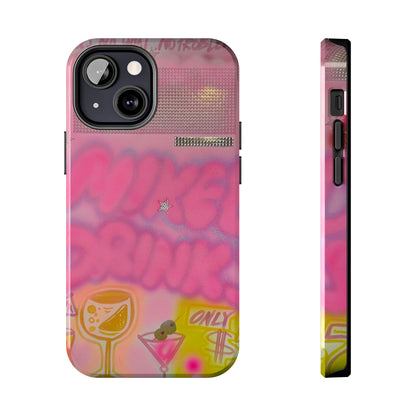 "mixed drinks" airbrush iPhone case