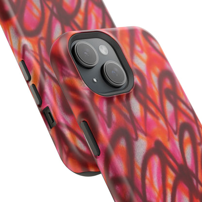 MagSafe „Graffiti Love“ Airbrush iPhone Hülle
