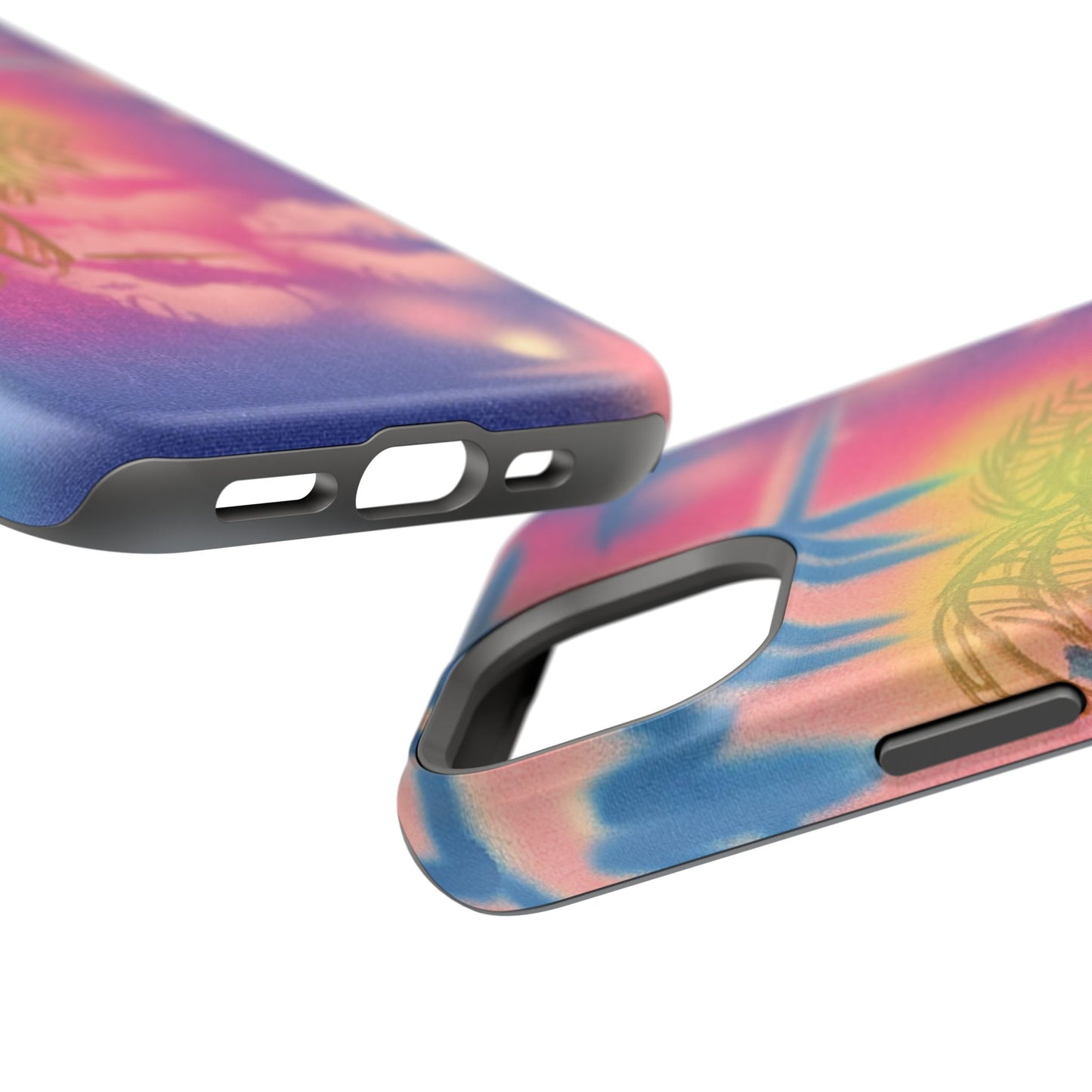 MagSafe "glowy night" airbrush iPhone case