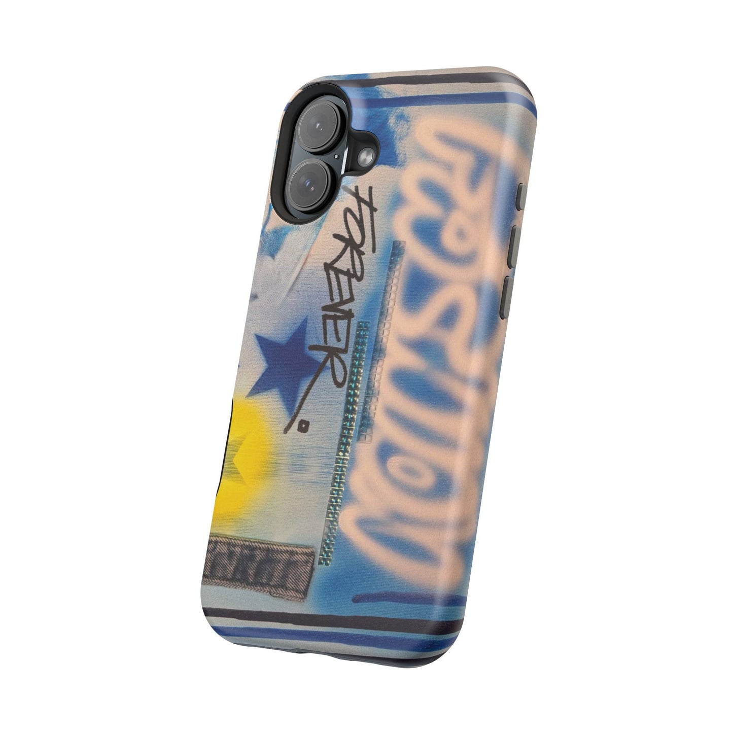 MagSafe "fashion forever" airbrush iPhone case
