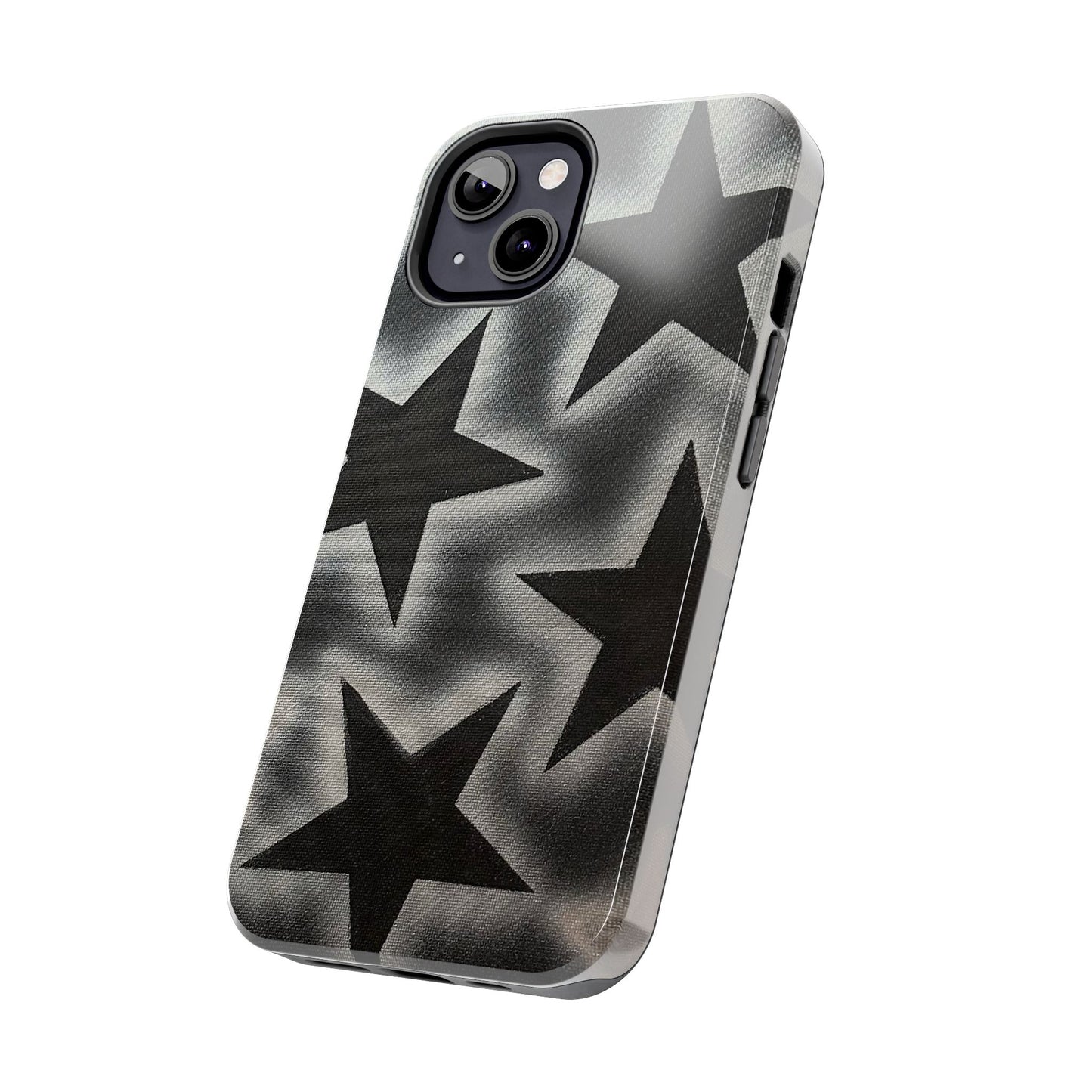 "chrome stars" airbrush iPhone case