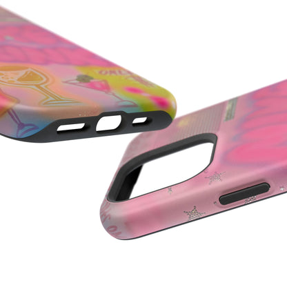MagSafe "mixed drinks" airbrush iPhone case