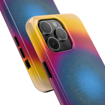 "blue raspberry aura" airbrush iPhone case