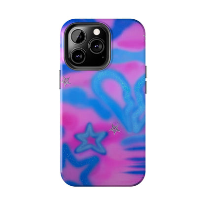 "blue camo" airbrush iPhone case