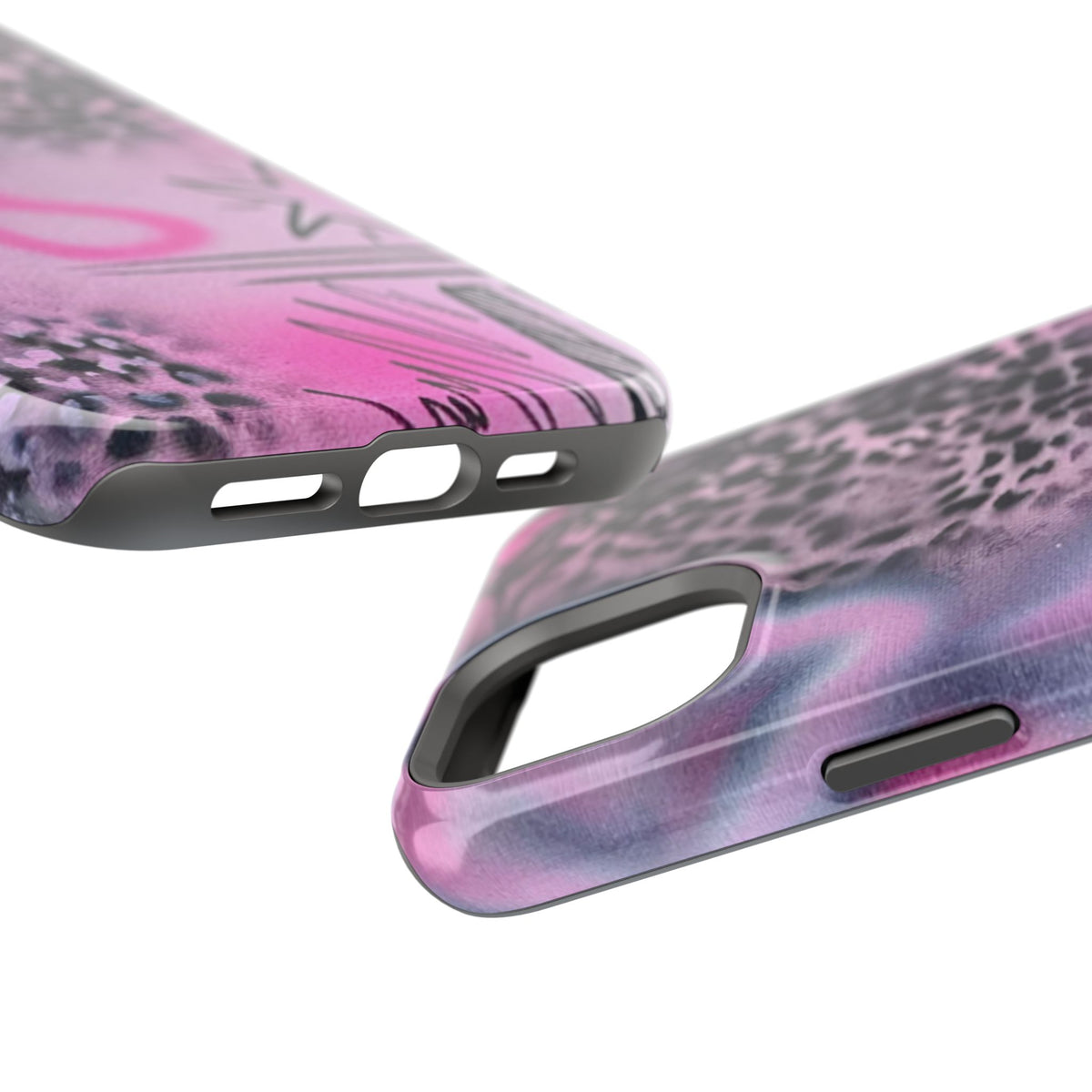 MagSafe "onyx cheetah" Airbrush iPhone Hülle