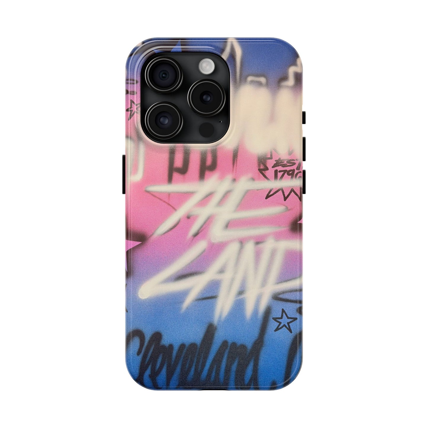 "cleveland" airbrush iPhone case