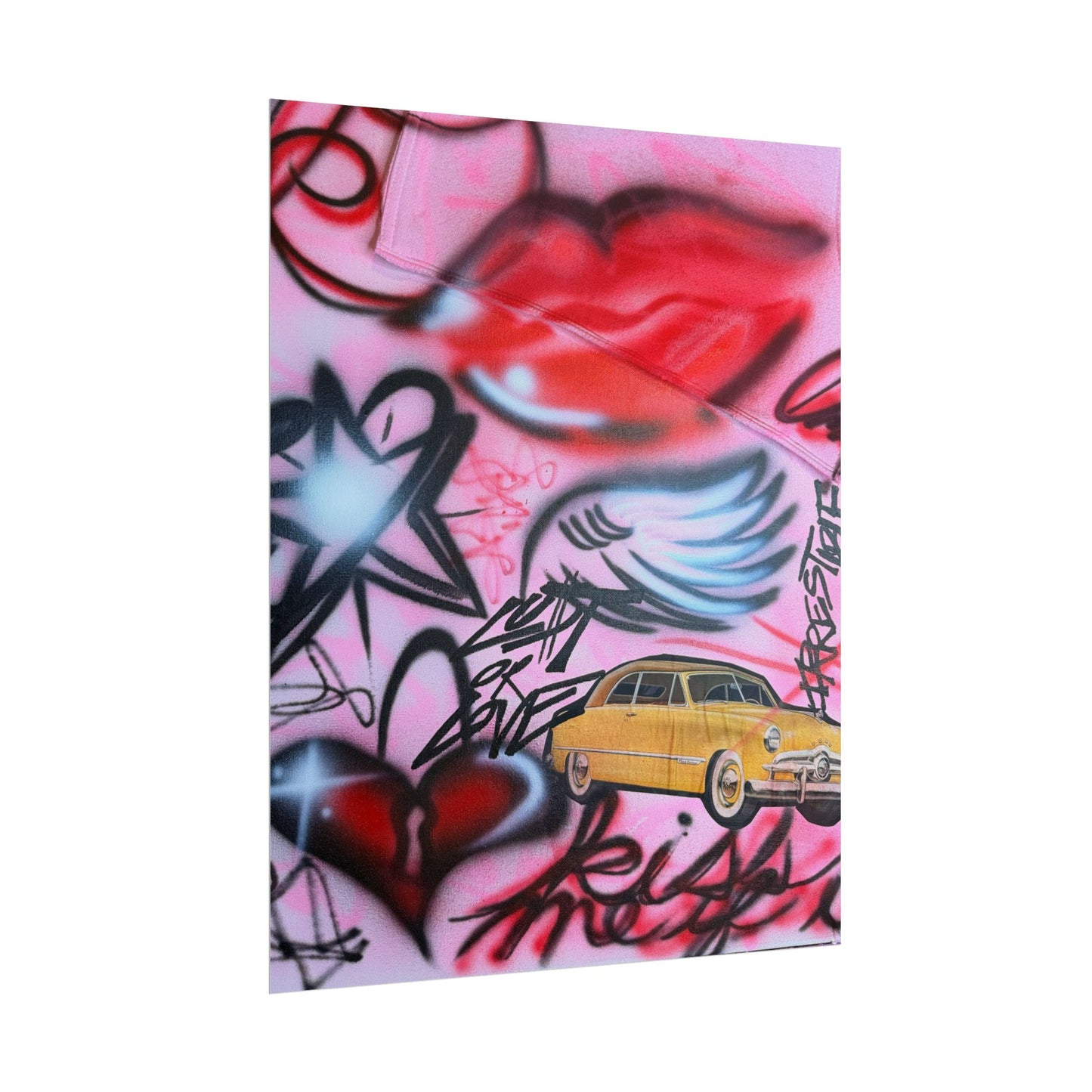 early access airbrush rolled print