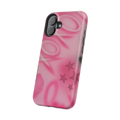 MagSafe "perfectly pink" airbrush iPhone case