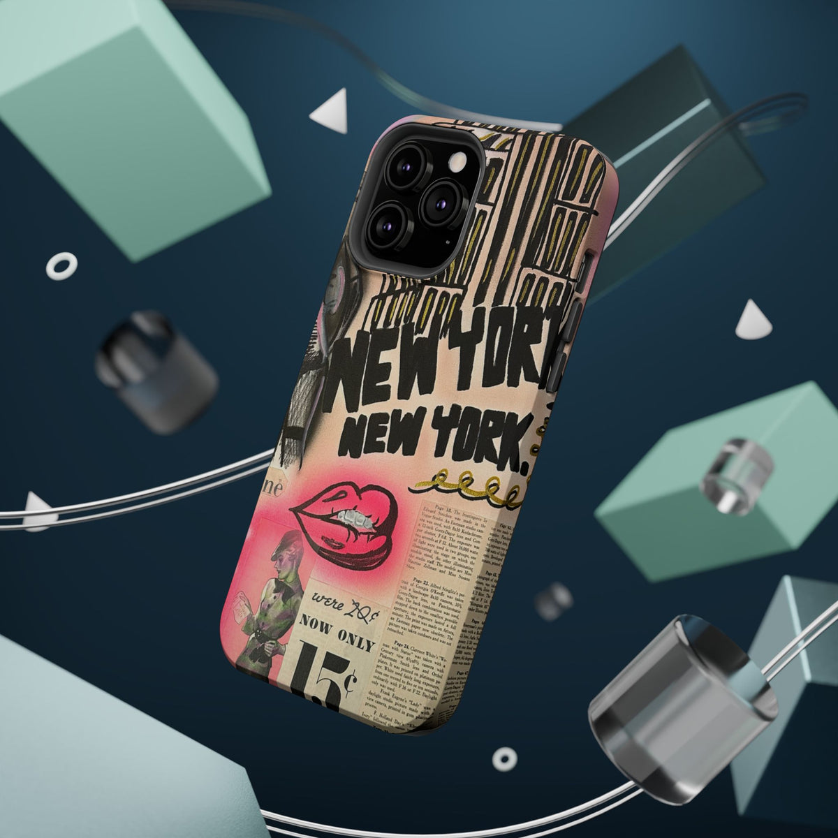MagSafe „New York, New York“ Airbrush iPhone Hülle