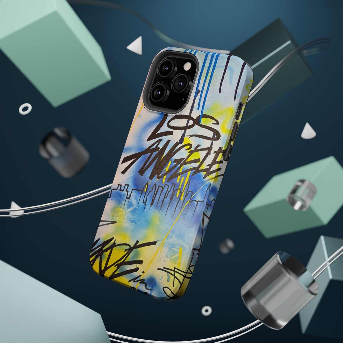 MagSafe "los angeles" airbrush iPhone case
