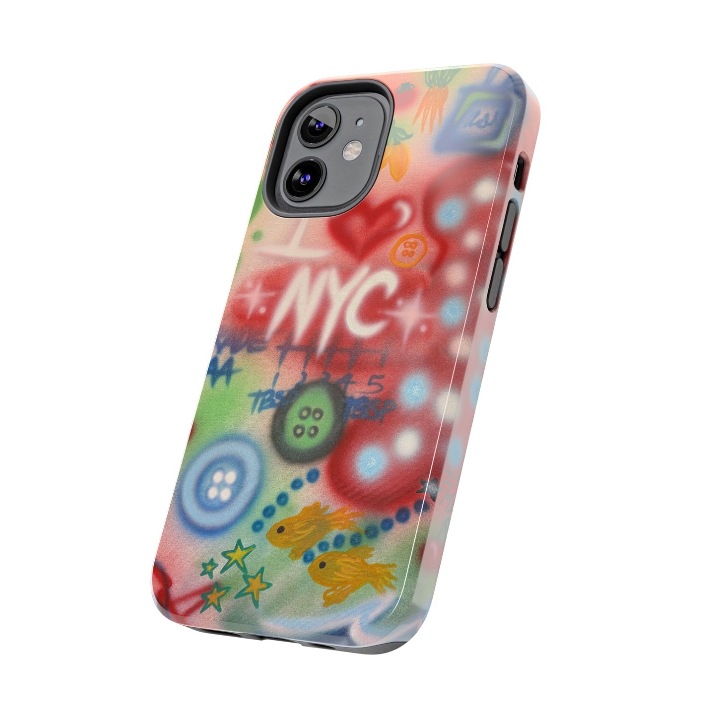 "i <3 NYC" airbrush iPhone case