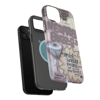 MagSafe "espresso martini" airbrush iPhone case