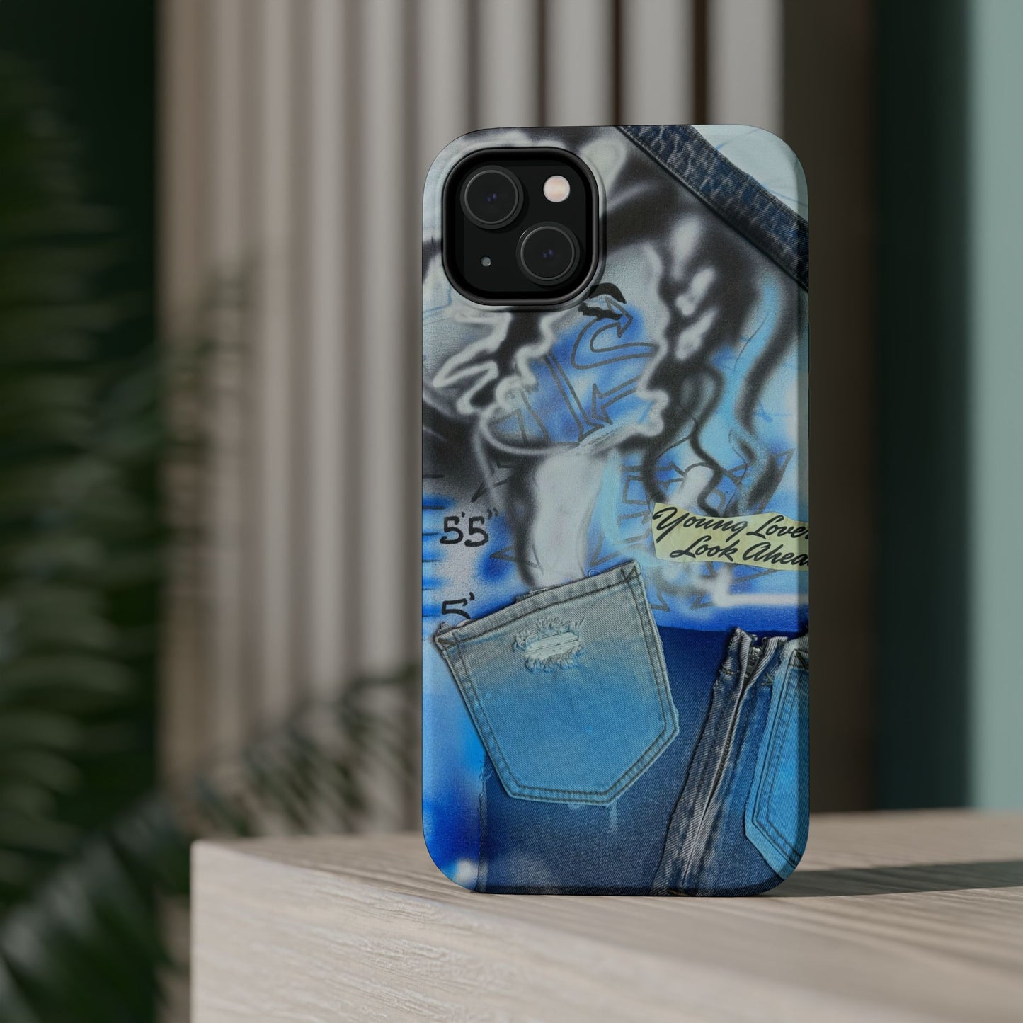 MagSafe "young lovers" airbrush iPhone case