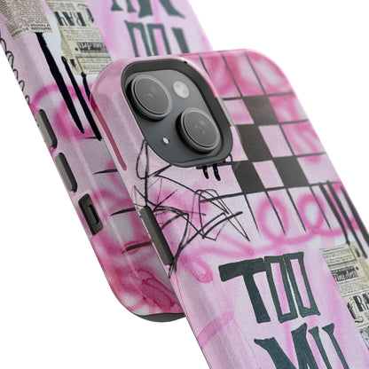 MagSafe "too much motion" airbrush iPhone case