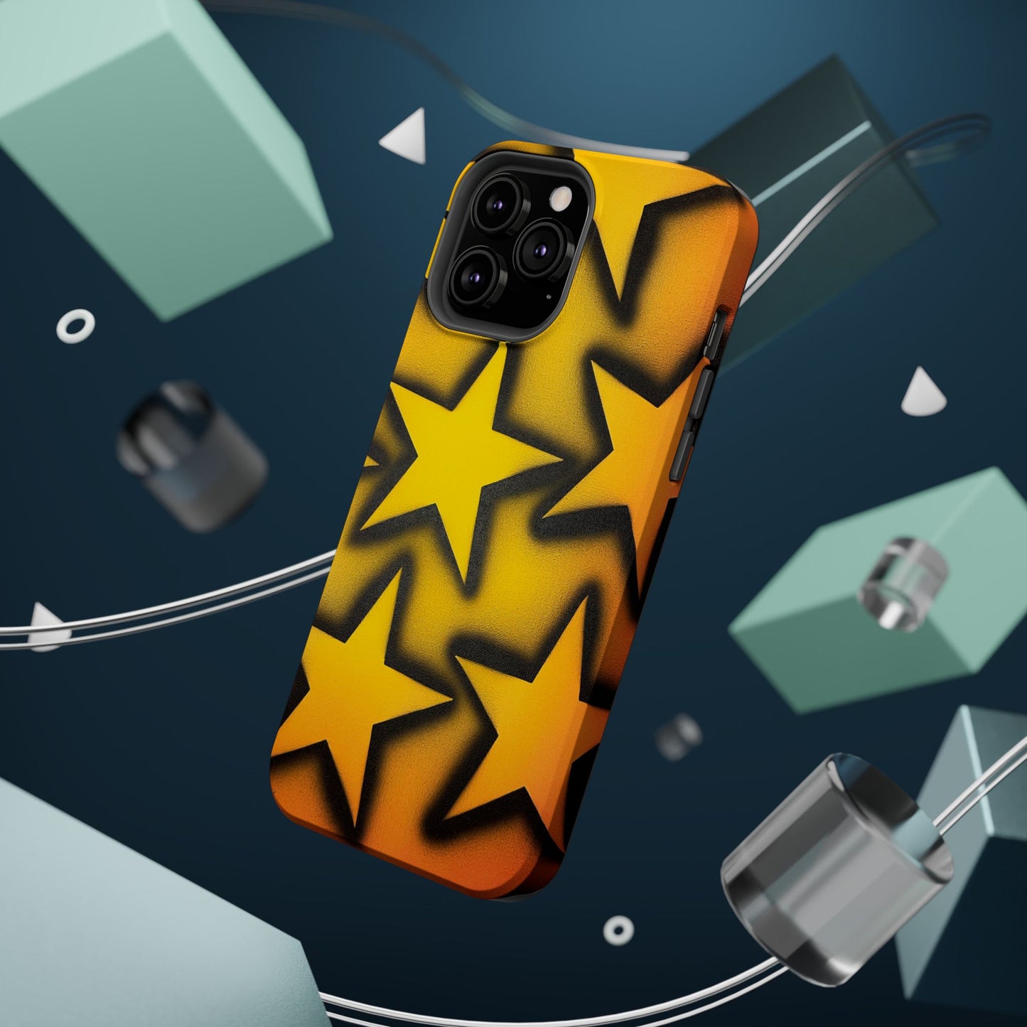 MagSafe „DU BIST EIN STAR!“ Airbrush iPhone Hülle