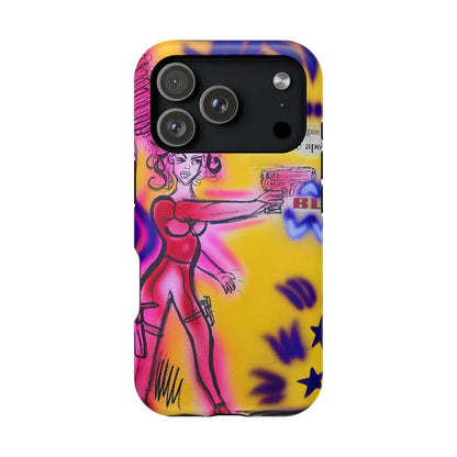 MagSafe „Spiraling Thoughts“ Airbrush iPhone Hülle