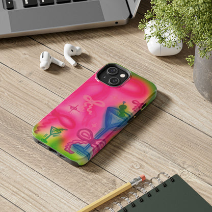 "bow martini" airbrush iPhone case