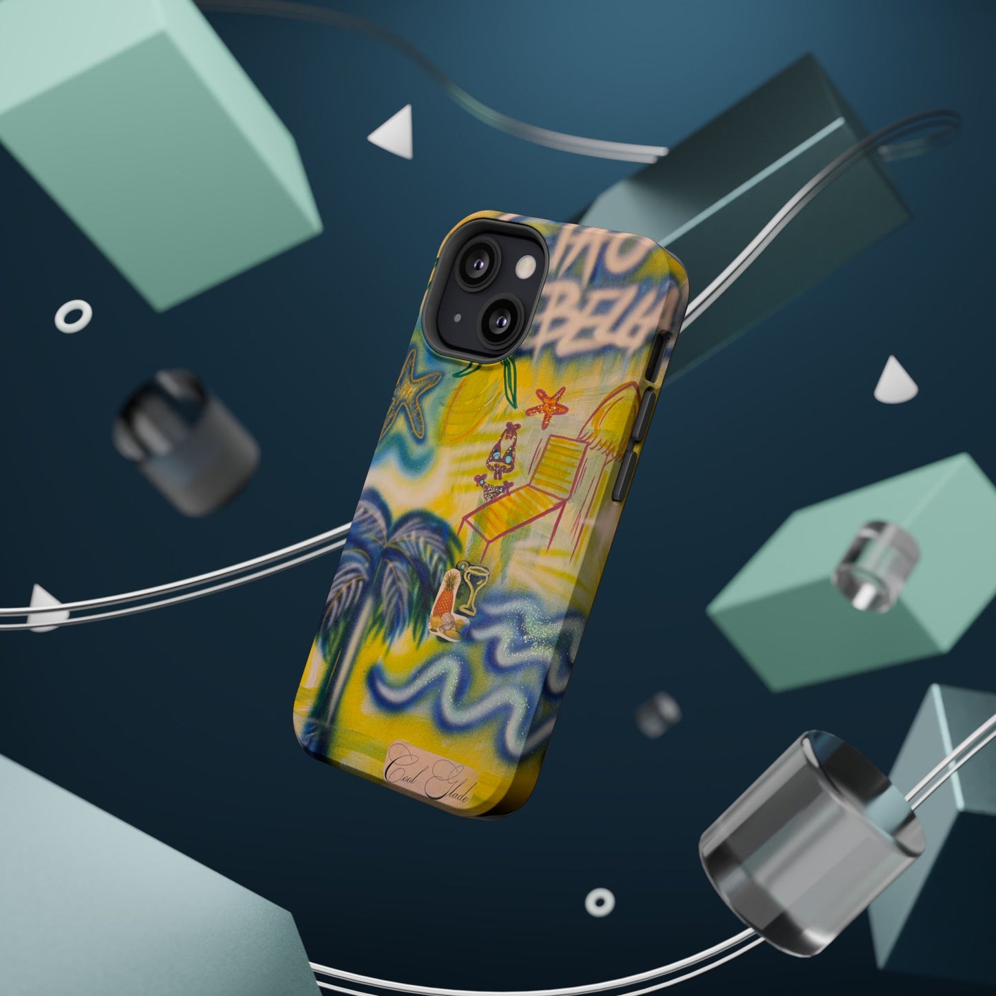 MagSafe "ciao bella" airbrush iPhone case